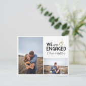 写真婚約した婚約 ポストカード (スタンド正面)