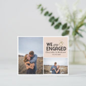 写真婚約した婚約 ポストカード (スタンド正面)