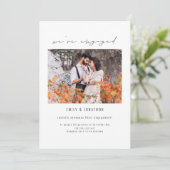 写真婚約した婚約 招待状 (スタンド正面)