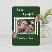 写真婚約の発表 招待状 (スタンド正面)