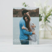 写真婚約パーティサンキューカード サンキューカード (スタンド正面)