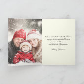 写真宗教ベビーイエスクリスマスエンジェル シーズンカード (内部)