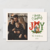 写真宗教出生クリスマス シーズンカード (正面)