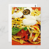 写真実在メキシコ・タコ・サラダサラダ用はがき ポストカード (正面/裏面)