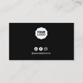 写真実在付き不動産業者  名刺 (裏面)