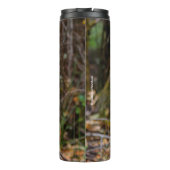 写真家おもしろいで鹿の若手スマイル タンブラー (裏面)