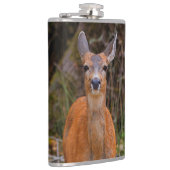 写真家おもしろいで鹿の若手スマイル フラスク (右)