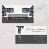 写真家およびビデオグラファー用DSLRカメラ 名刺 (正面/裏面)