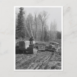 写真家が泥から抜け出す ポストカード