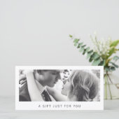 写真家による写真業ギフト券 (スタンド正面)