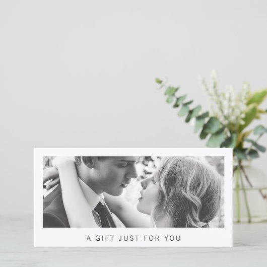 写真家による写真業ギフト券 (スタンド正面)