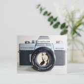 写真家のために古いカメラを撮る ポストカード (スタンド正面)