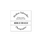 写真家のためのスクエア素晴らしミニスタンプ ラバースタンプ (インプリント)