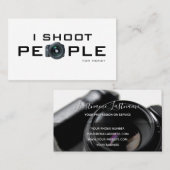 写真家のための人々の写真ビデオグラファー 名刺 (正面/裏面)