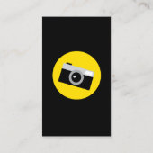 写真家のクリエイティブ印刷写真 名刺 (裏面)