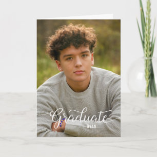 写真家のテンプレート 卒業カード シーズンカード