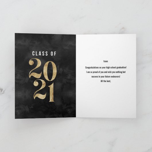 写真家のテンプレート |卒業カード シーズンカード (内部)