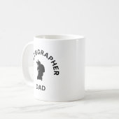 写真家のパパ撮影モーメント コーヒーマグカップ (正面左)