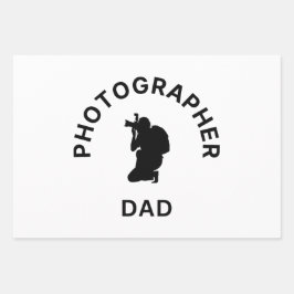 写真家のパパ ラッピングペーパーシート