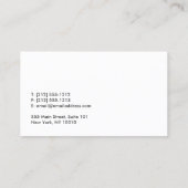 写真家の名刺のフォーカスロゴIII 名刺 (裏面)