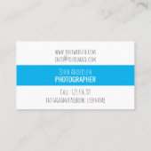 写真家の名刺 名刺 (裏面)