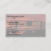 写真家の名刺 名刺 (裏面)
