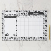 写真家の月パーソナライズされた刊カレンダー ペーパーパッド (インサイチュ)