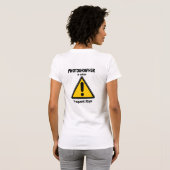 写真家の活動 Tシャツ (裏面フル)