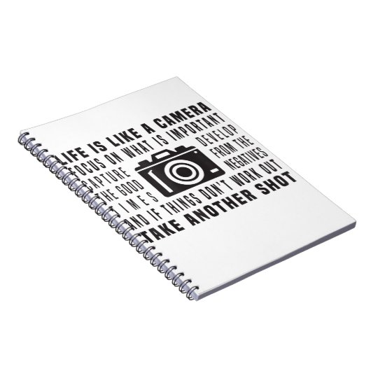 写真家の生活はカメラ写真のようなものだ ノートブック (右側)