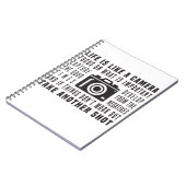 写真家の生活はカメラ写真のようなものだ ノートブック (左側)