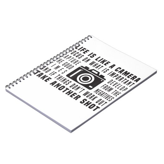 写真家の生活はカメラ写真のようなものだ ノートブック (左側)