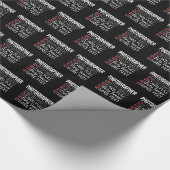 写真家の生活 – 写真おもしろいチェックリスト ラッピングペーパー (角)