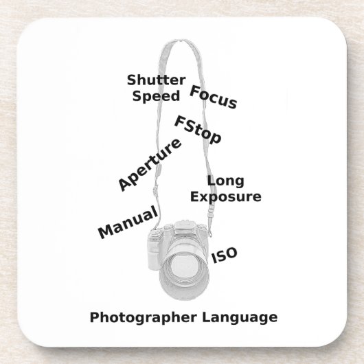 写真家の言語 コースター (正面)