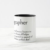 写真家の辞書定義 マグカップ (中央)