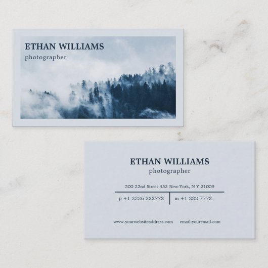 写真家の風景 名刺 (正面/裏面)