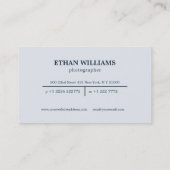 写真家の風景 名刺 (裏面)