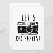 写真家へのおもしろい贈り物 案内状 (正面/裏面)