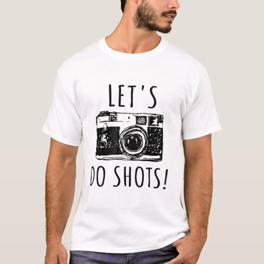写真家へのおもしろい贈り物 Tシャツ (正面)