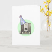 写真家へのハッピーバースデー カード (黄色い花)