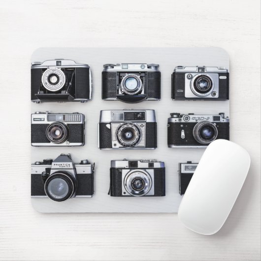 写真家への古いカメラコレクターの贈り物 マウスパッド (マウス)