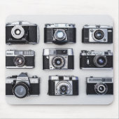 写真家への古いカメラコレクターの贈り物 マウスパッド (正面)