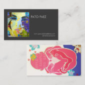 写真家または写真家による写真撮影ブラックフォト 名刺 (正面/裏面)