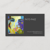 写真家または写真家による写真撮影ブラックフォト 名刺 (正面)