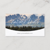 写真家カスタムのカバー画像撮影 名刺 (正面)