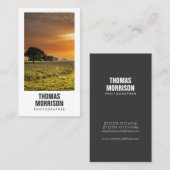 写真家カスタム写真撮影名刺 名刺 (正面/裏面)