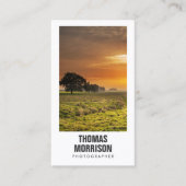 写真家カスタム写真撮影名刺 名刺 (正面)