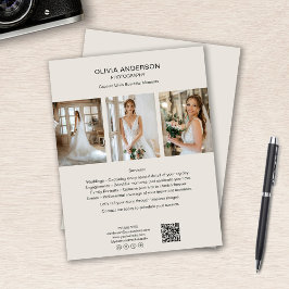 写真家カスタム写真QRソーシャルメディア事業 チラシ