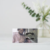 写真家カメラカスタム写真名刺 名刺 (スタンド正面)