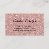 写真家カメラバラ金ゴールドグリッター撮影 名刺 (裏面)