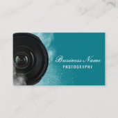 写真家カメラモダンティール(緑がかった色)撮影 名刺 (正面)